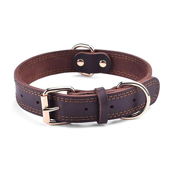 hundehalsbånd læder